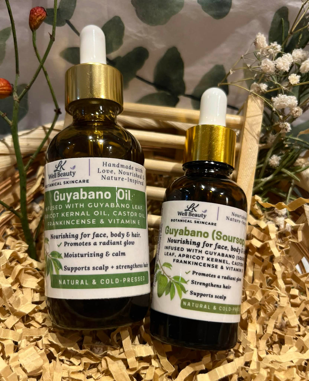 Guyabano (Soursop) Oil Nourishing for Face, Body & Hair with Frankincense