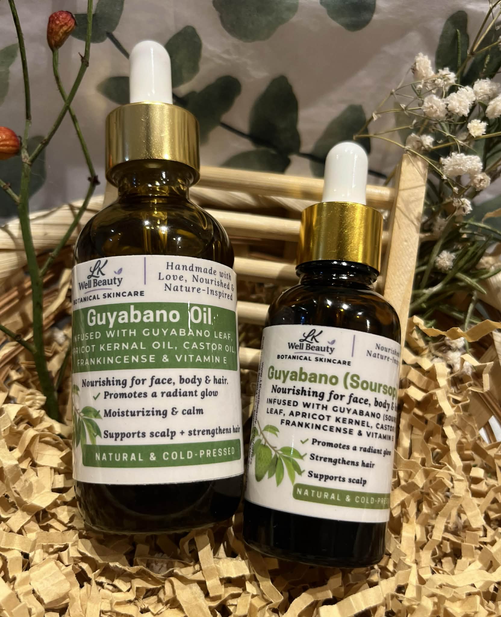 Guyabano (Soursop) Oil Nourishing for Face, Body & Hair with Frankincense