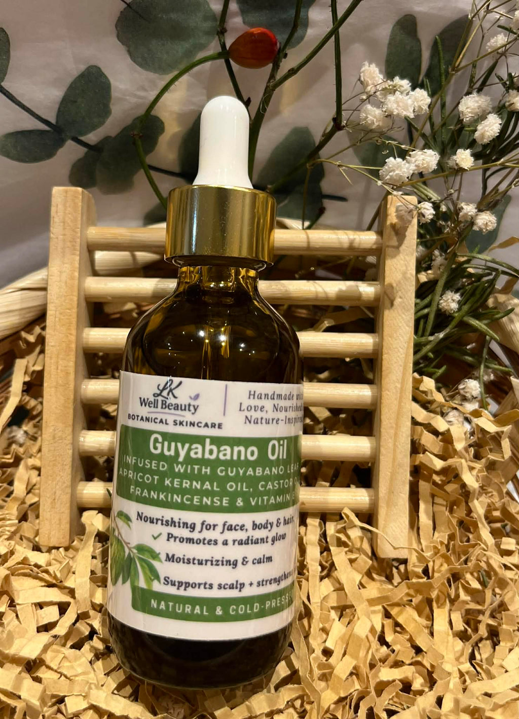 Guyabano (Soursop) Oil Nourishing for Face, Body & Hair with Frankincense