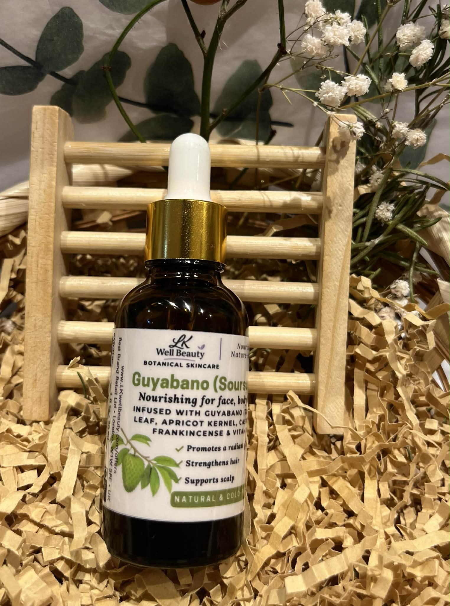 Guyabano (Soursop) Oil Nourishing for Face, Body & Hair with Frankincense
