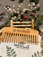 Peach Wood Wide-Tooth Wooden Comb