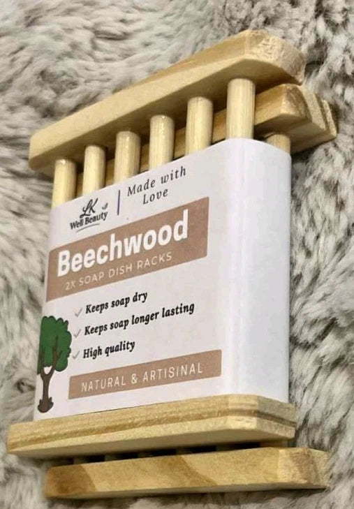 2x Wooden Soap Racks