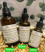 Avocado Seed Oil for Face, Body & Hair w/ Apricot Kernel Oil, Frankincense