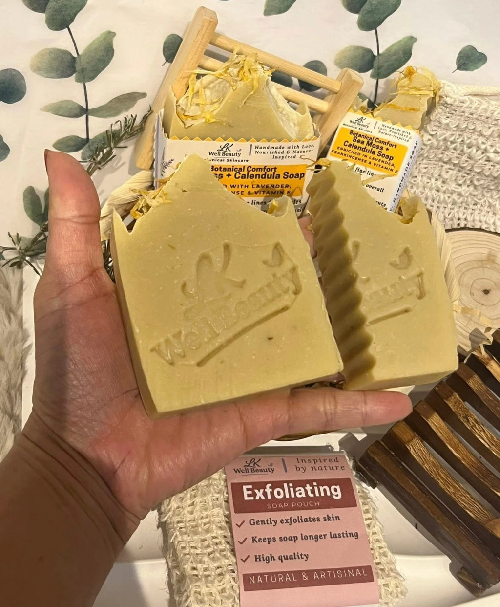 Botanical Comfort Sea Moss + Calendula Soap w/ Goat Milk
