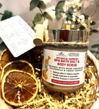 Botanical Natural Spa Bath Salt & Body Scrub w/ Sweet Orange, Rose & Calendula